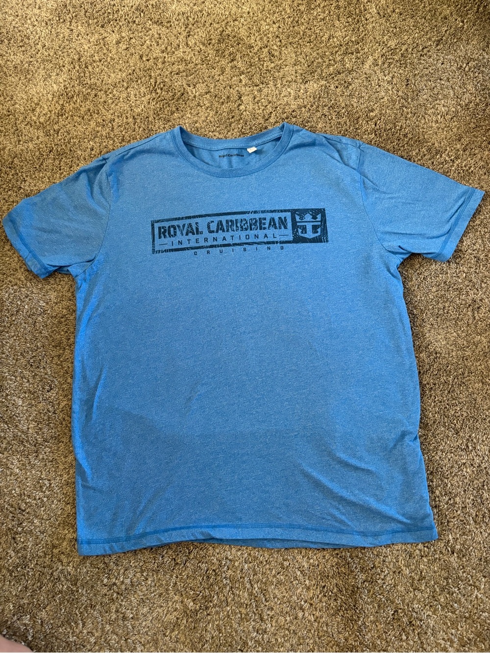 Caribbean Blue Logo Crewneck Tee